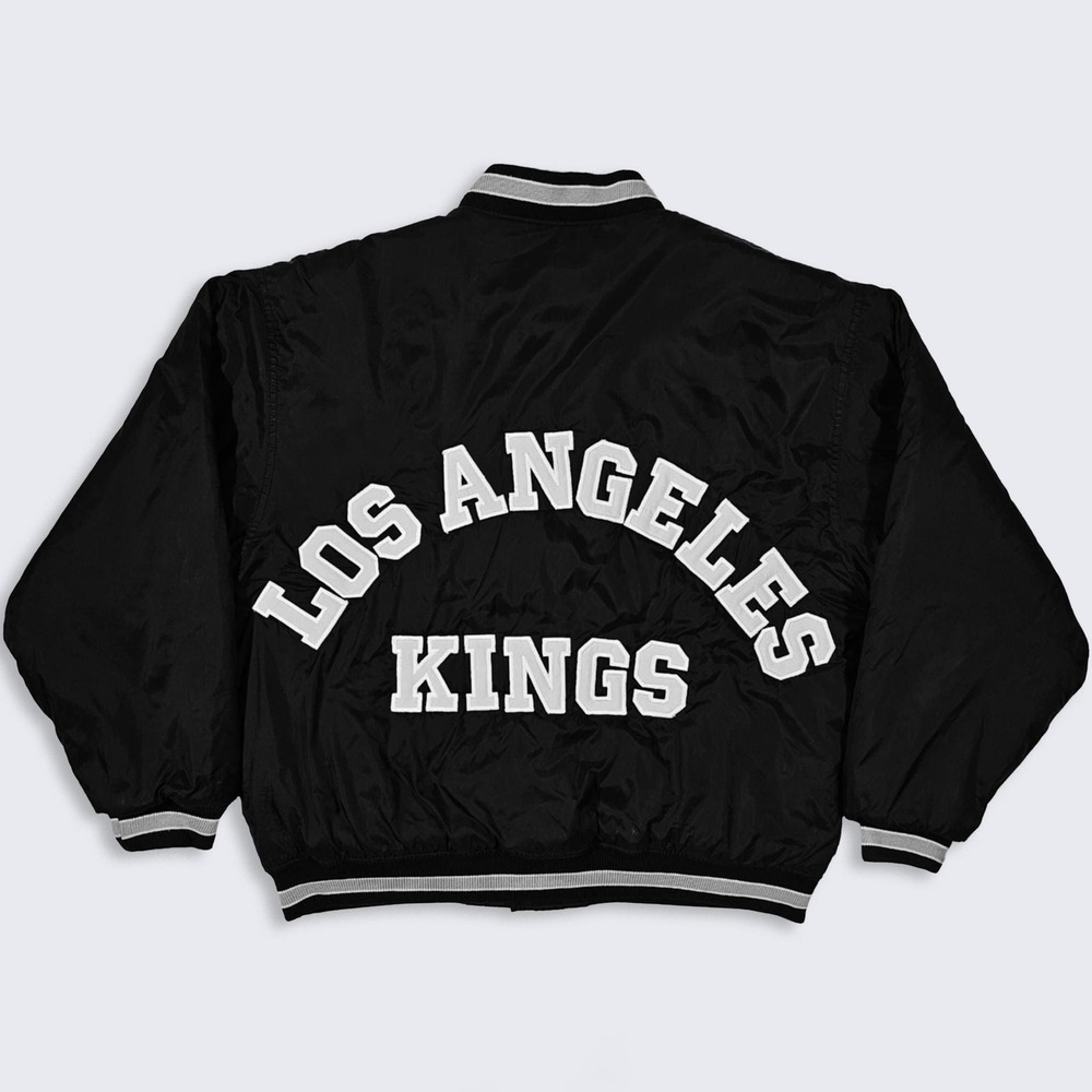 Los Angeles Kings Vintage 90s Chalk Line Bomber Jacket